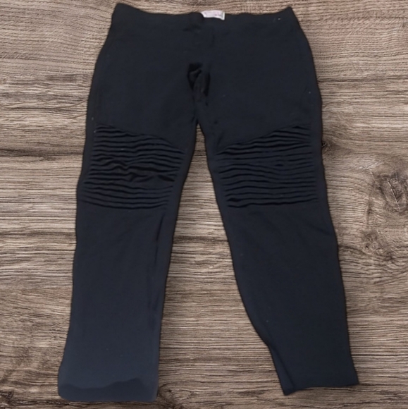 GIRL'S GB GIRLS BLACK LEGGING PANTS - Picture 1 of 5